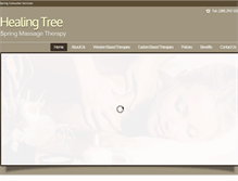 Tablet Screenshot of healingtreetexas.com